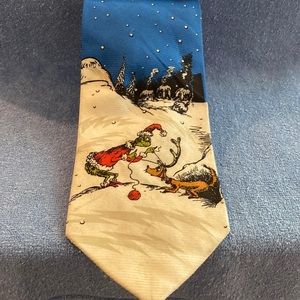 Grinch Christmas Necktie
